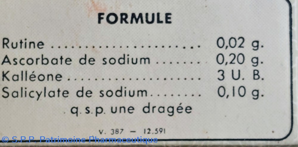RUTASCOL à la KALLÉONE dragées Théraplix 4 science pharmacie rutascol a la kalleone dragees theraplix