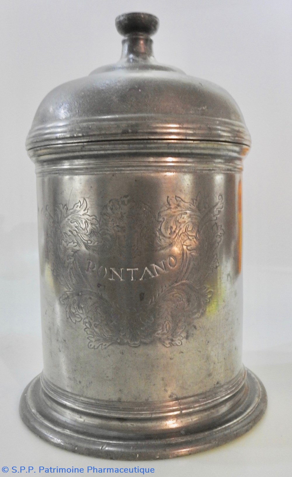 Paire de POTS de PHARMACIE : PONTANO science paire de pots de pharmacie pontano