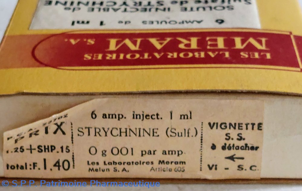 science pharmacie sulfate de strychnine a 0 1 ampoules 1 ml