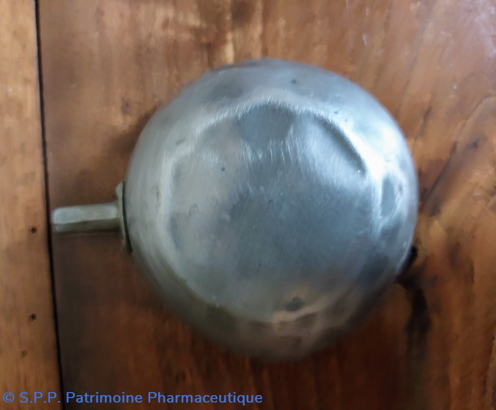 science coupelle de pharmacie en etain diametre 7 cm
