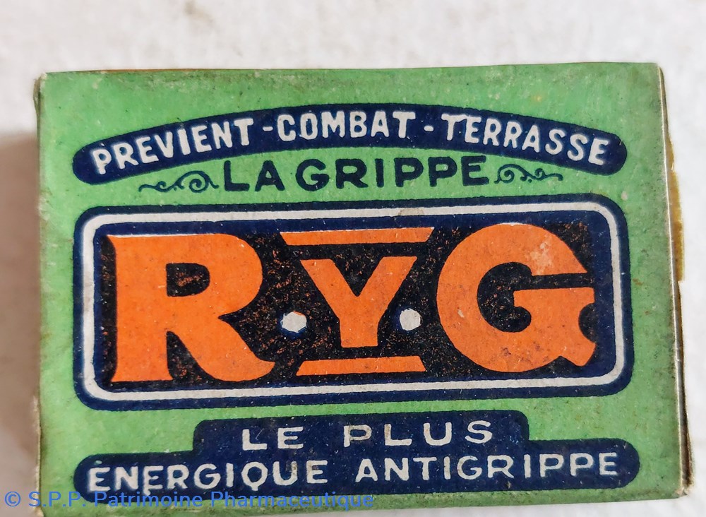 science pharmacie antigrippe ryg cachet tonique febrifuge