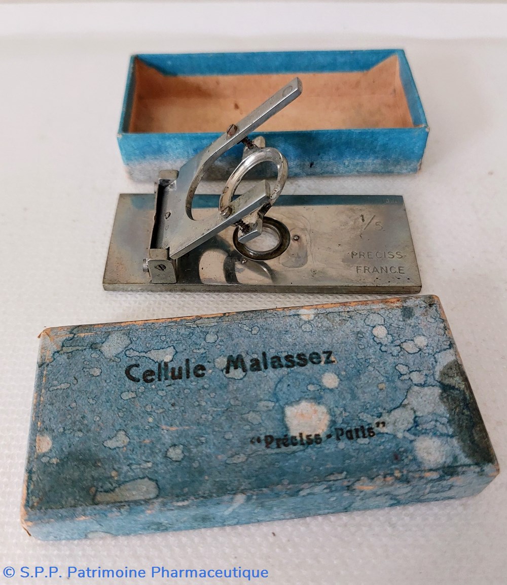 CELLULE MALASSET / Hématimètre Malassez science pharmacie cellule malasset hematimetre malassez