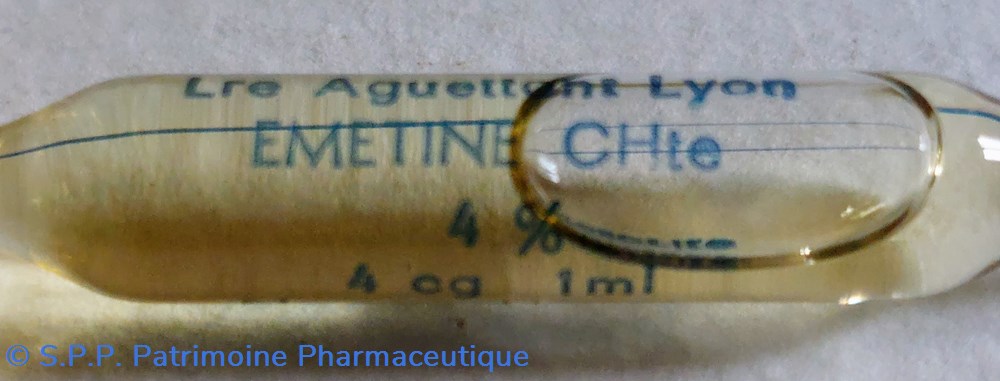 science pharmacie emetine chte 12 ampoules injectables 1 ml