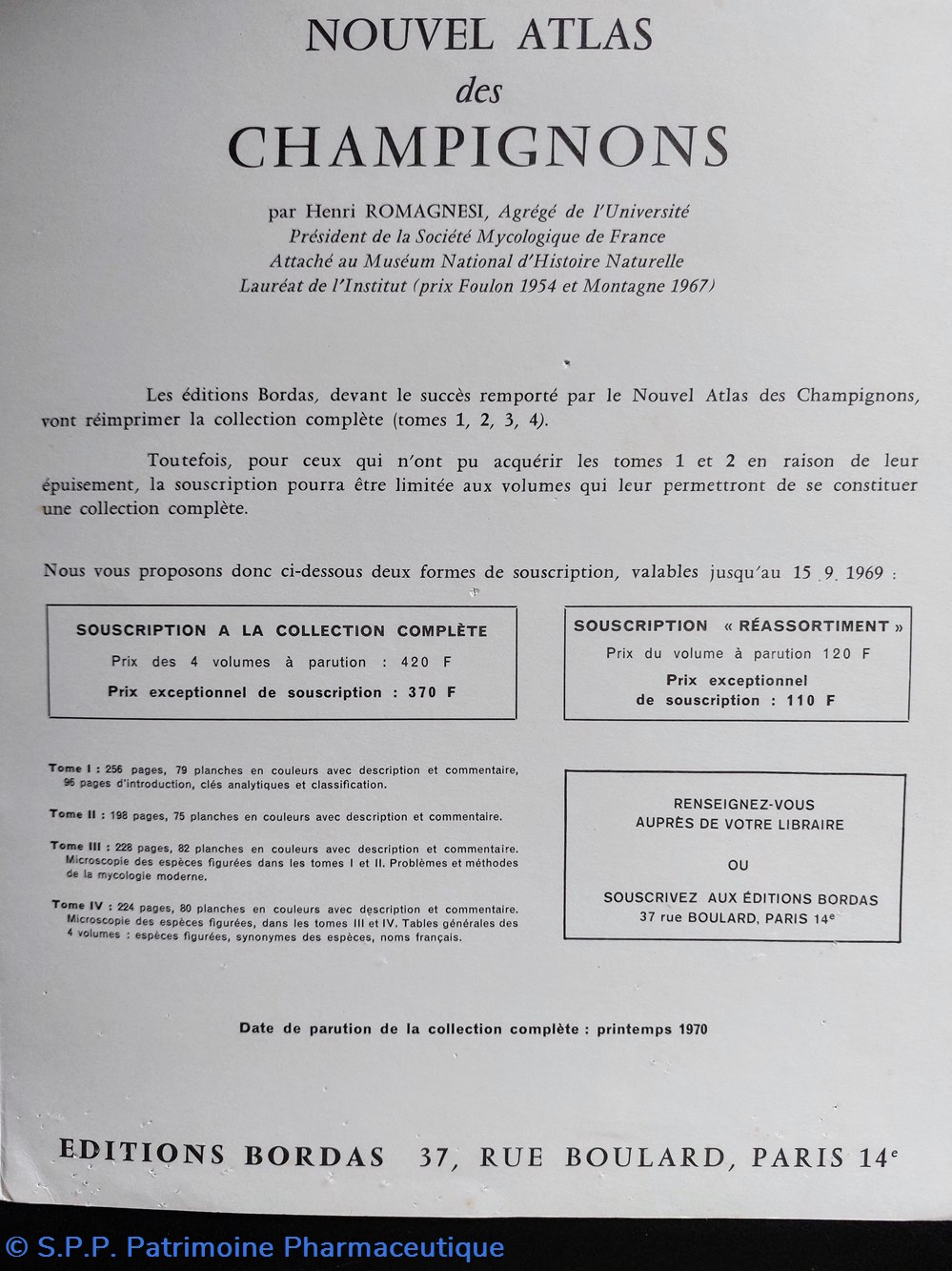 Atlas des champignons / Ed. Bordas Planche 26 5 documents anciens atlas des champignons ed bordas planche 26