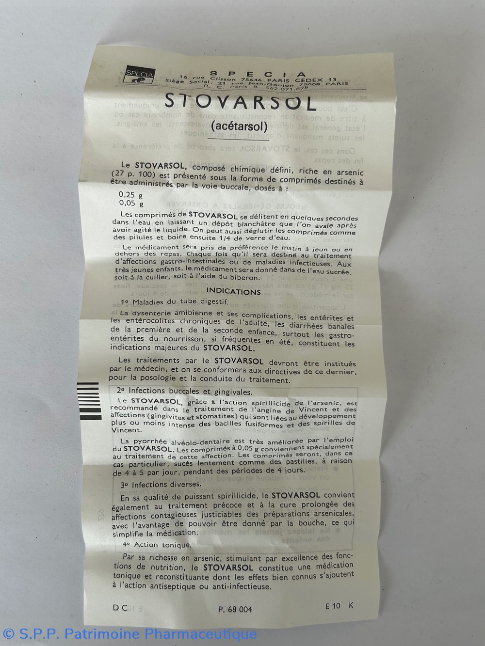 STOVARSOL 0.25 g ( 30 Comprimés ) 7 science pharmacie stovarsol 0 25 g 30 comprimes