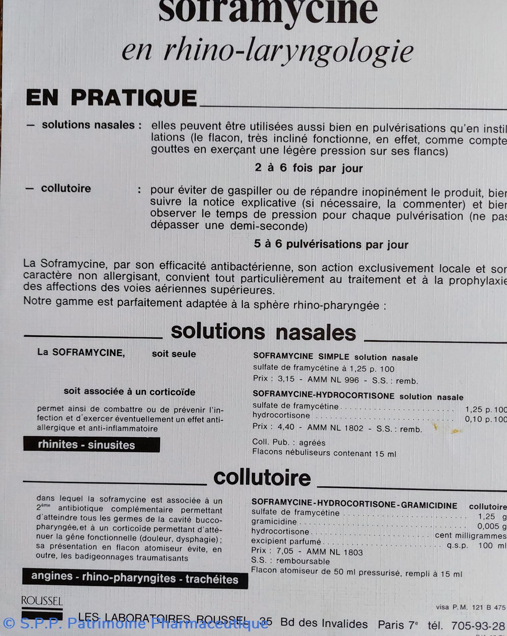 Pharmacie du XVII ème siècle / Lab ROUSSEL n1 5 science pharmacie du xvii eme siecle lab roussel n1