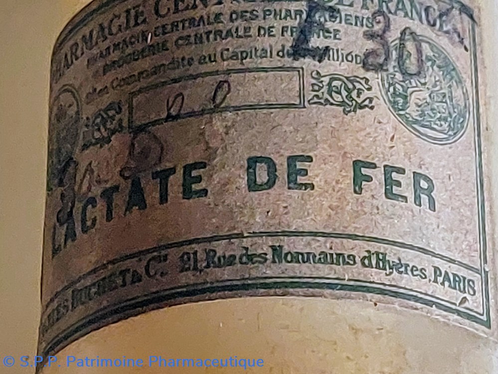 Lactate de Fer - Flacon en verre blanc 4 science pharmacie lactate de fer flacon en verre blanc