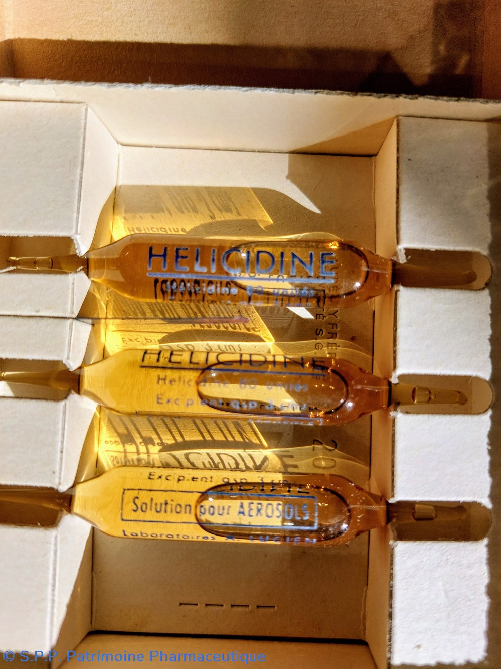 science pharmacie helicidine ampoules pour aerosols