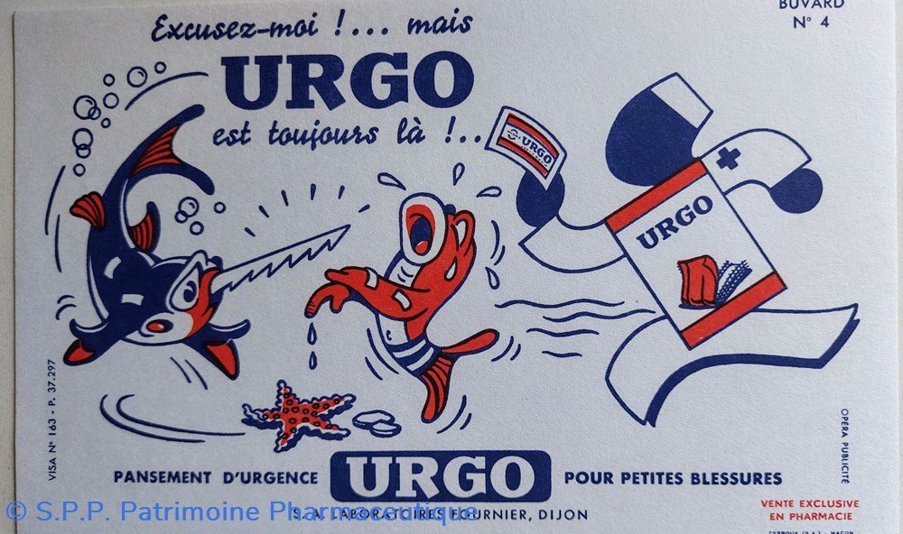 URGO ( Buvard n 4) science pharmacie urgo buvard n 4