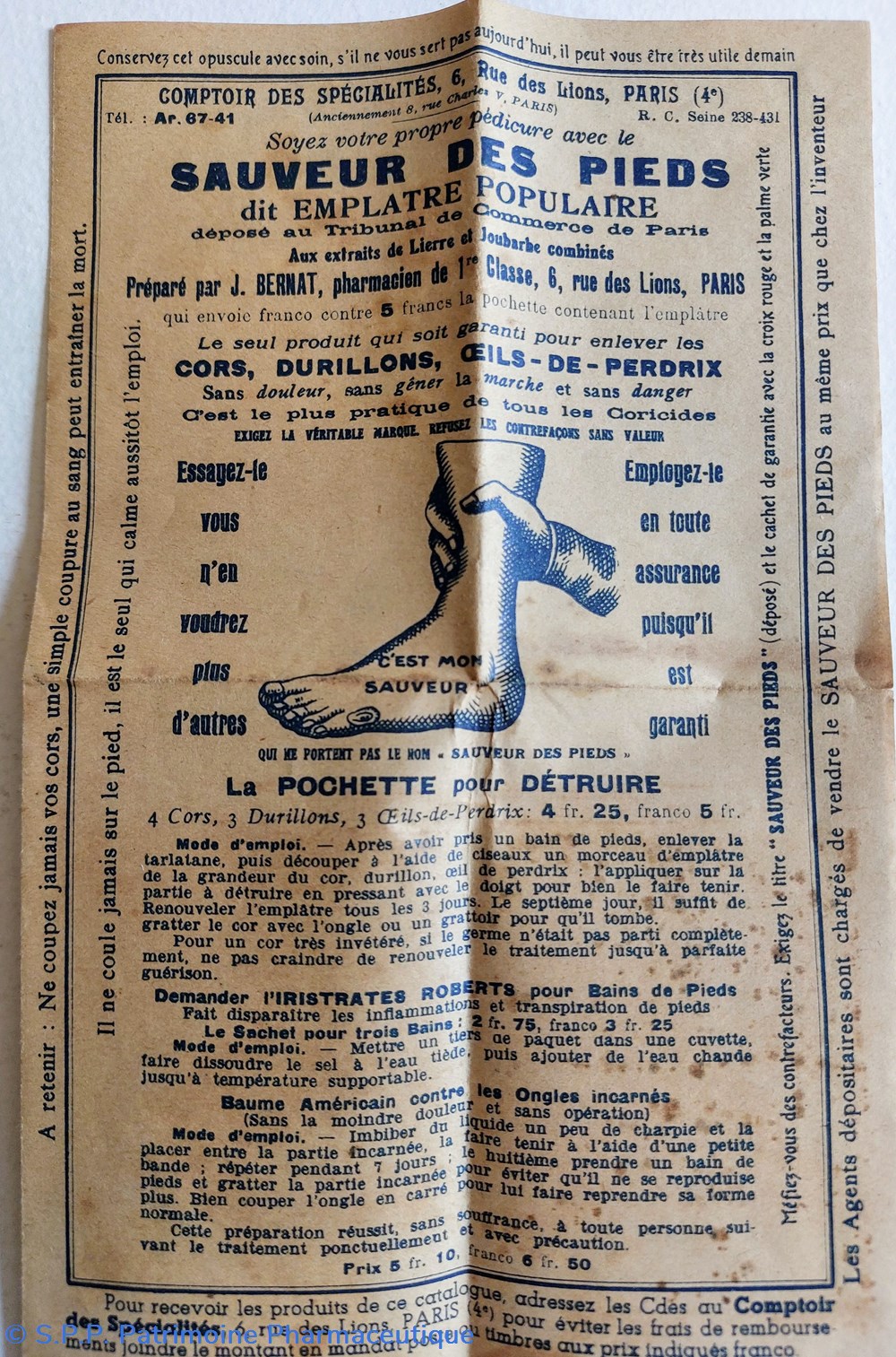 science pharmacie emplatre le sauveur des pieds