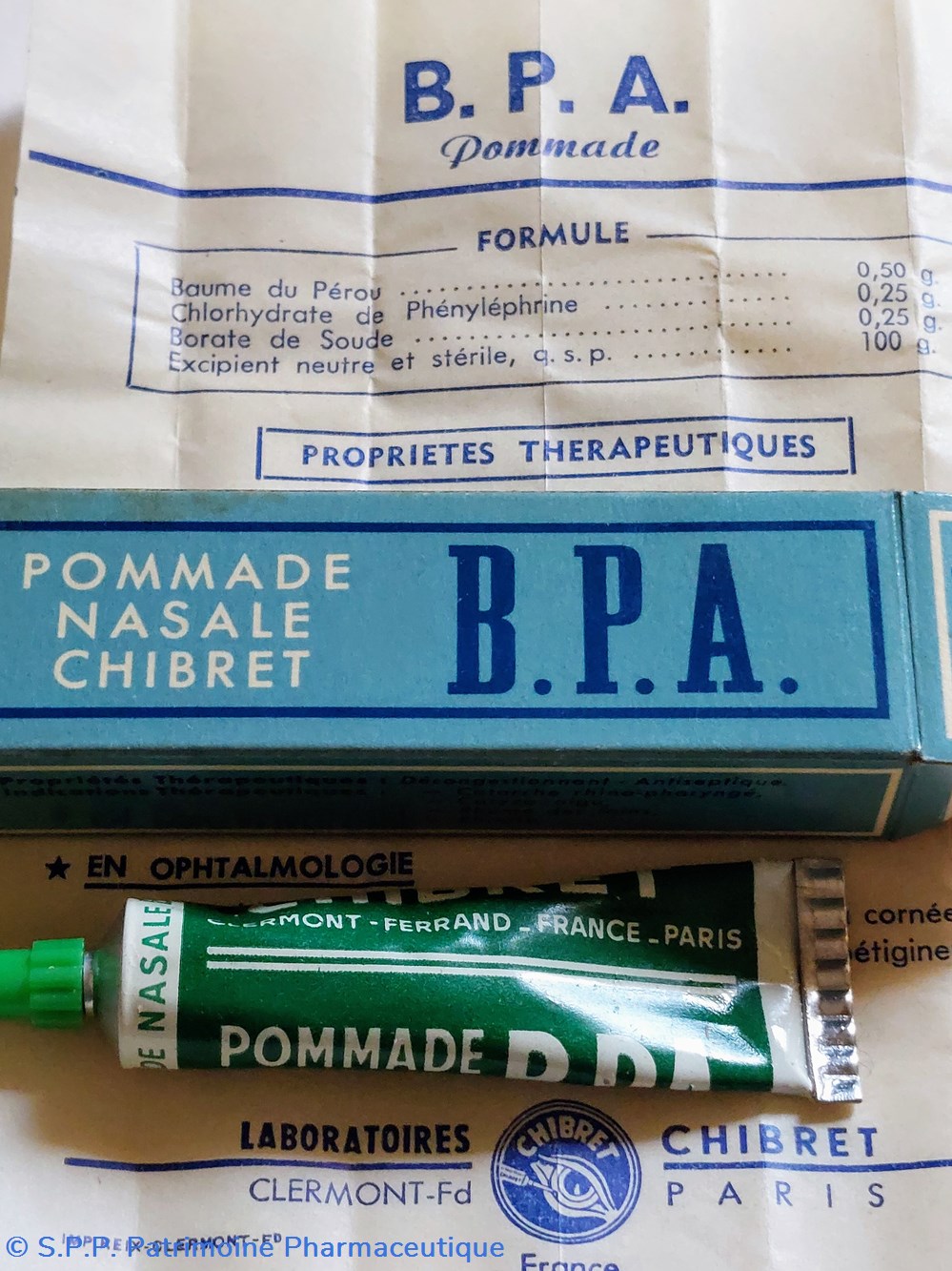science pharmacie b p a pommade nasale chibret