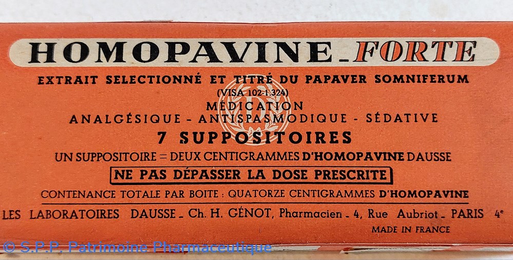 science pharmacie homopavine forte 7 suppositoires