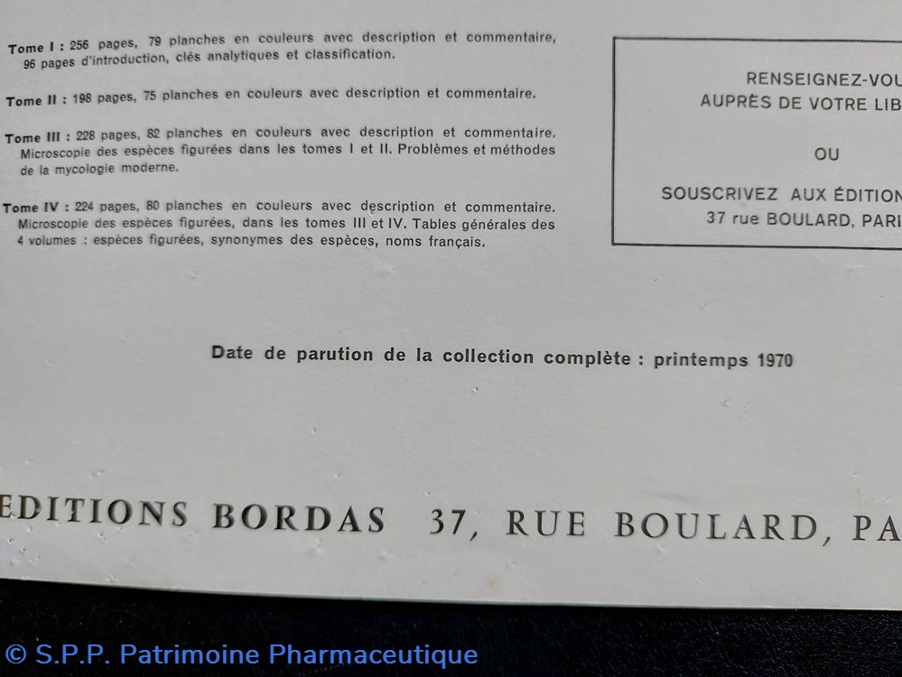 Atlas des champignons / Ed. Bordas Planche 26 6 documents anciens atlas des champignons ed bordas planche 26