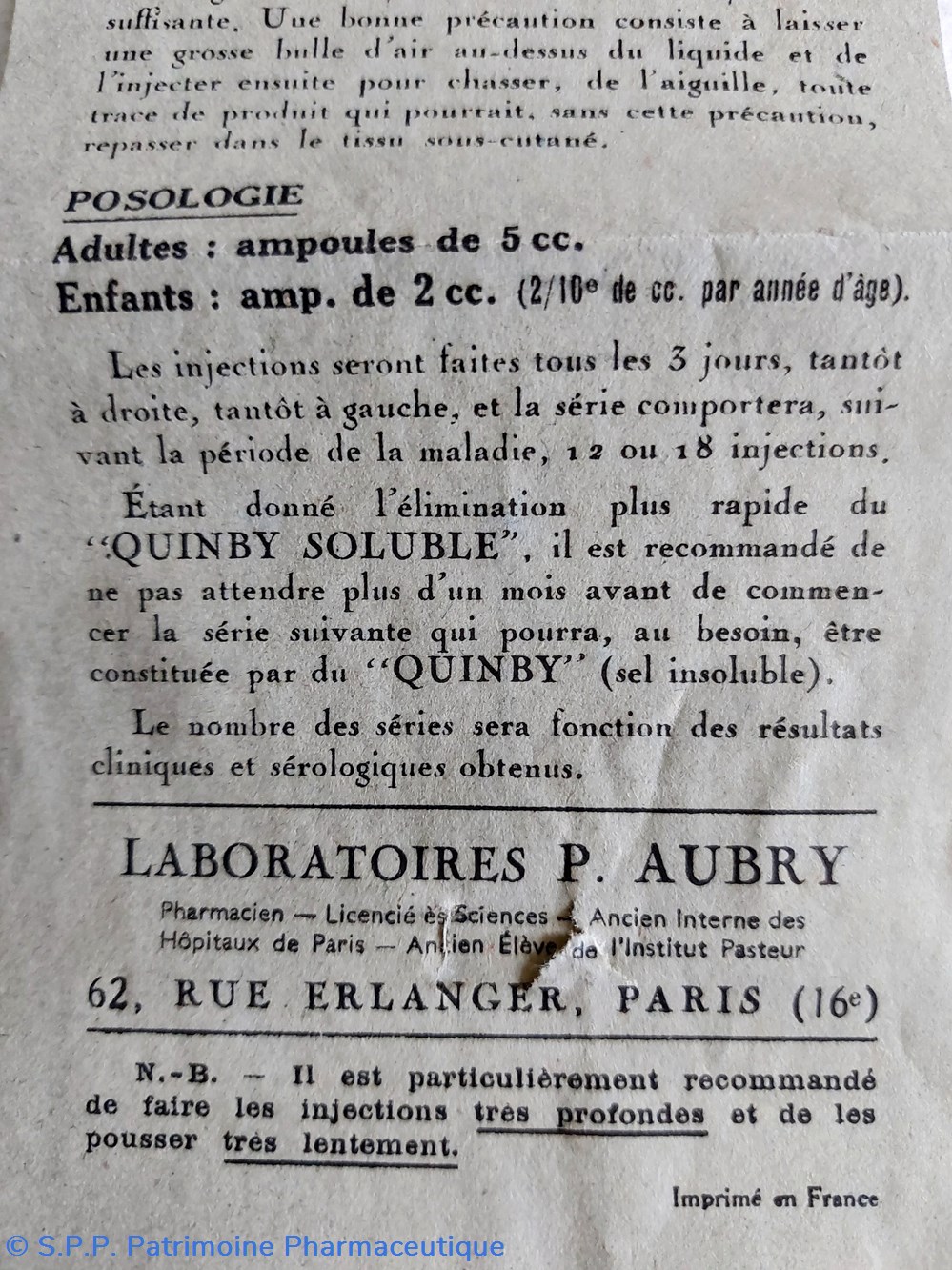 science pharmacie quinby soluble 6 ampoules injectables