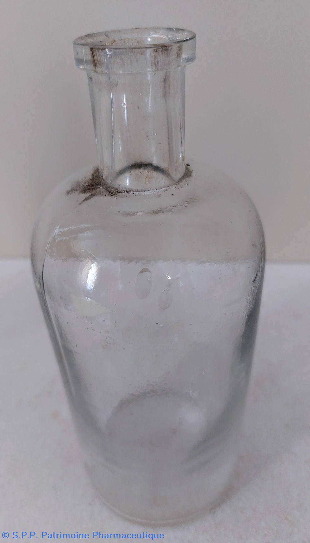 science pharmacie bouteille en verre blanc 18 cm
