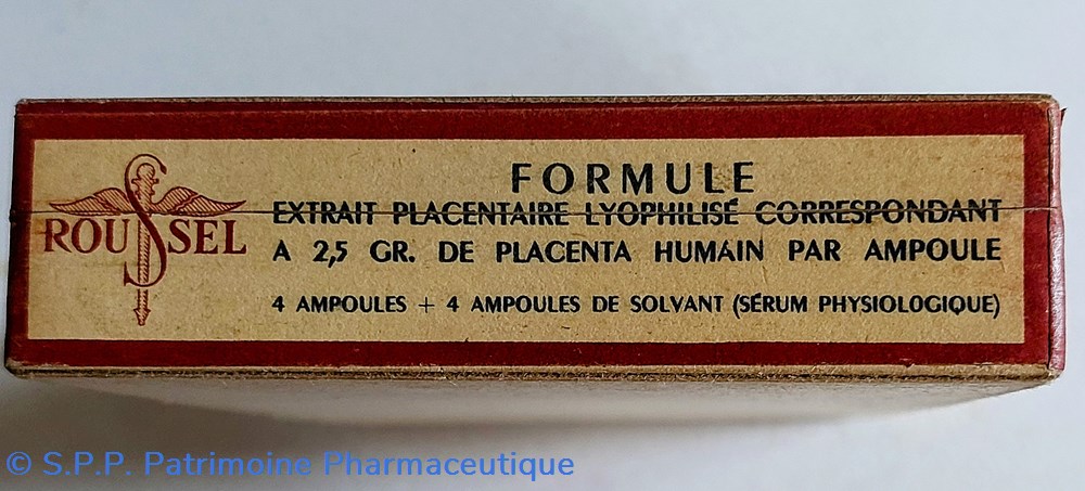EXTRAIT PLACENTAIRE LYOPHILISÉ 4 Ampoules 3 science pharmacie extrait placentaire lyophilise 4 ampoules