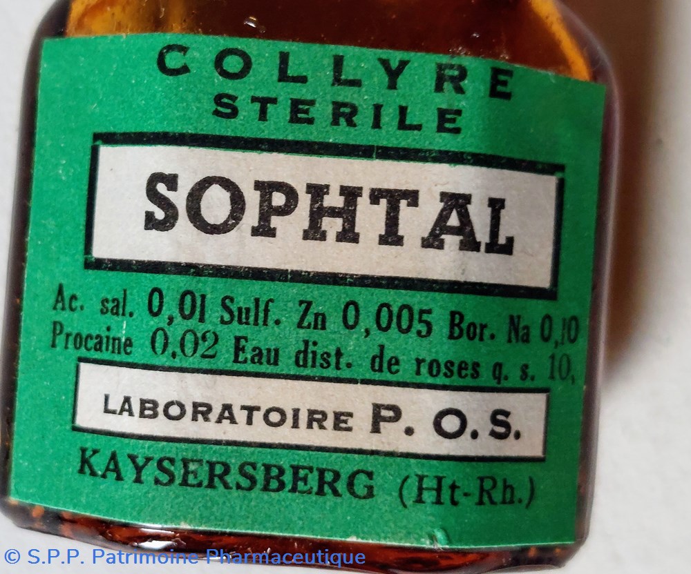 science pharmacie collyre sterile sophtal p o s flacon