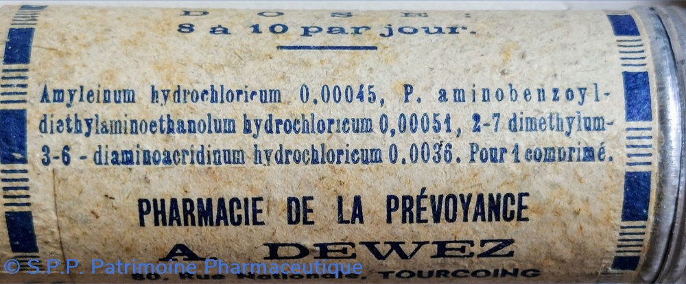 Comprimés antiseptiques anesthésiques DEWEZ 5 science pharmacie comprimes antiseptiques anesthesiques dewez