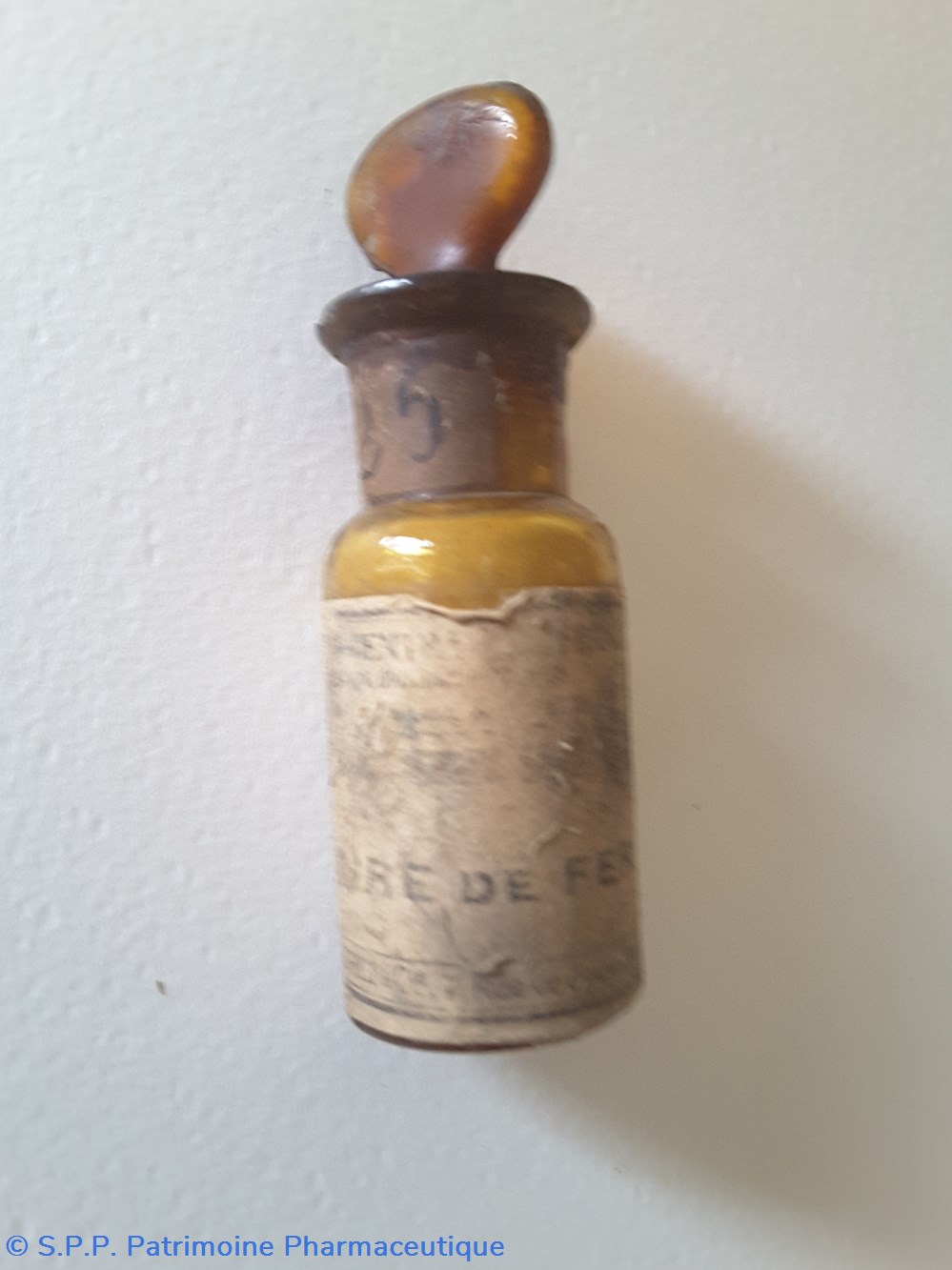 science pharmacie iodure de fer flacon verre ambre avec bouchon