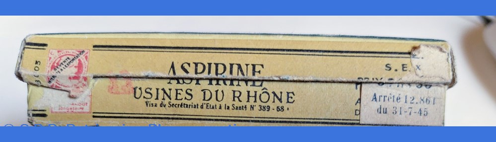 science pharmacie aspirine usines du rhone 100 comprimes