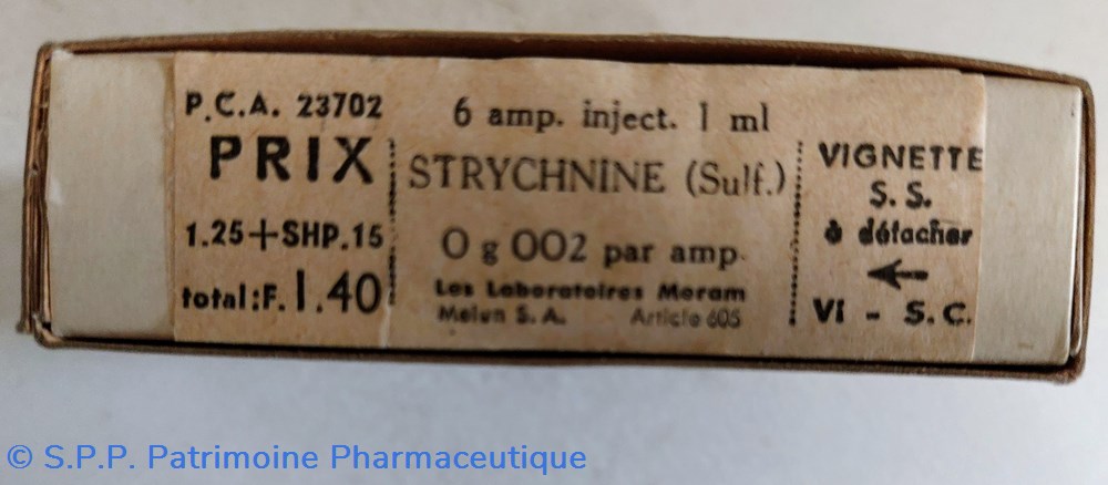 science pharmacie sulfate de strychnine a 0 2 ampoules 1 ml