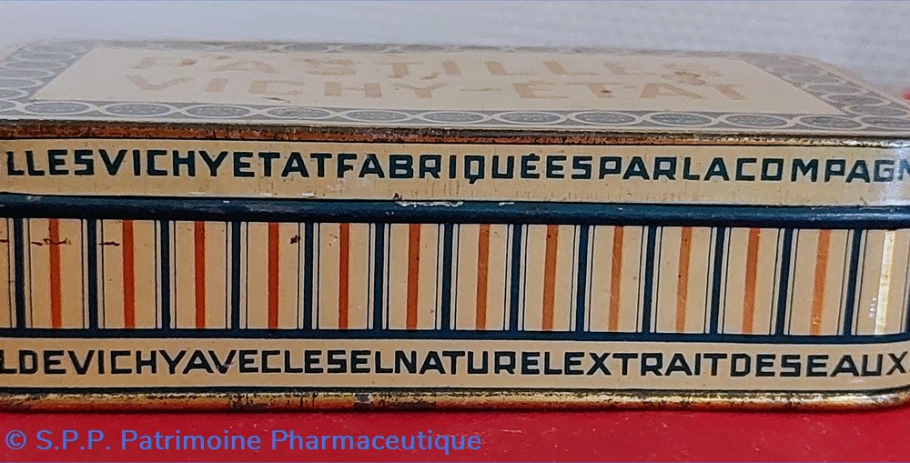 science pharmacie pastilles vichy etat boite metallique