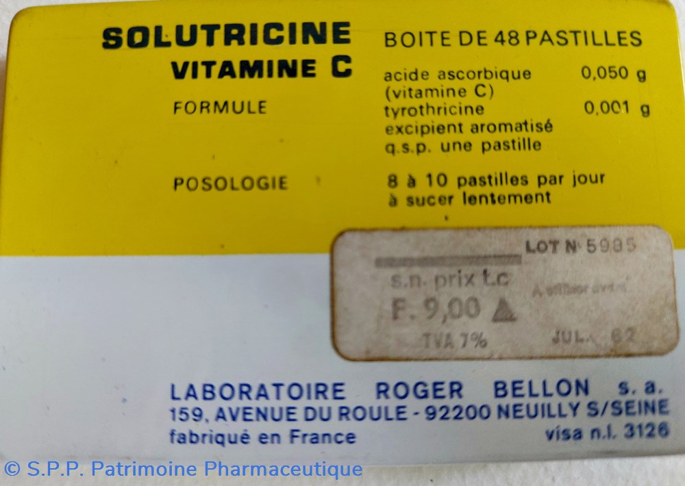 SOLUTRICINE Vitamine C ( Pastilles) 2 science solutricine vitamine c pastilles
