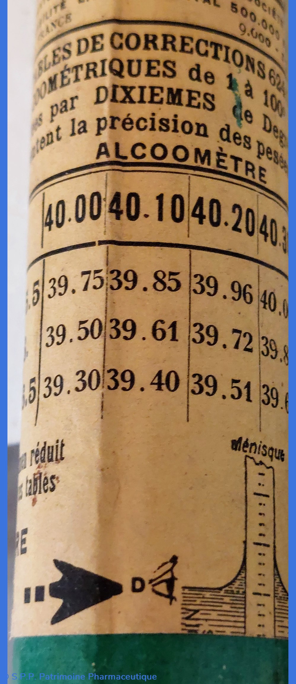 science pharmacie alcoometre pese alcool de 35 a 70