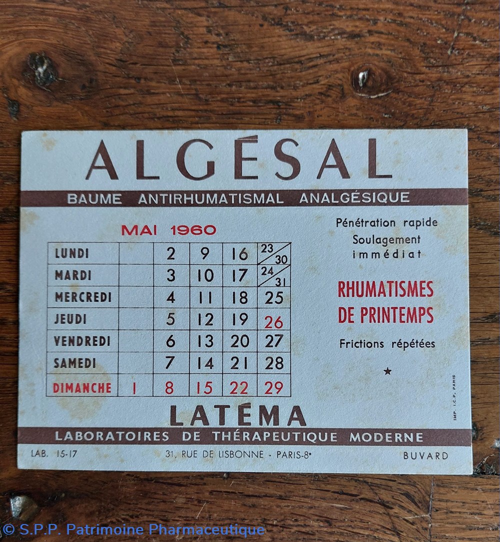 science pharmacie algesal