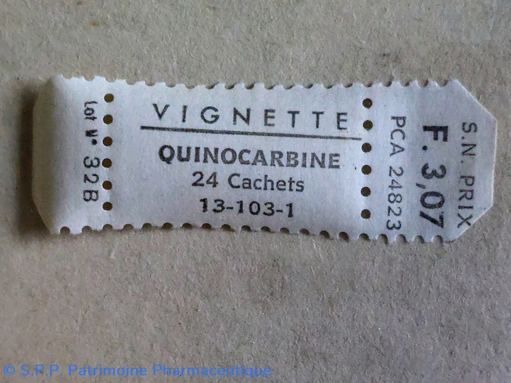 science pharmacie quinocarbine charbon cachets charpentier