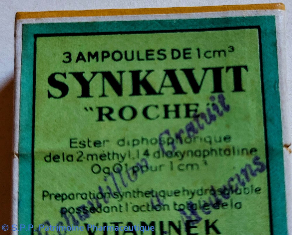 science pharmacie synkavit 3 ampoules 1 cm3 vitamine k