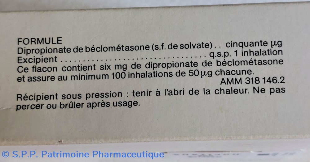BÉCOTIDE ( Aérosol buccal et nasal) 3 science becotide aerosol buccal et nasal