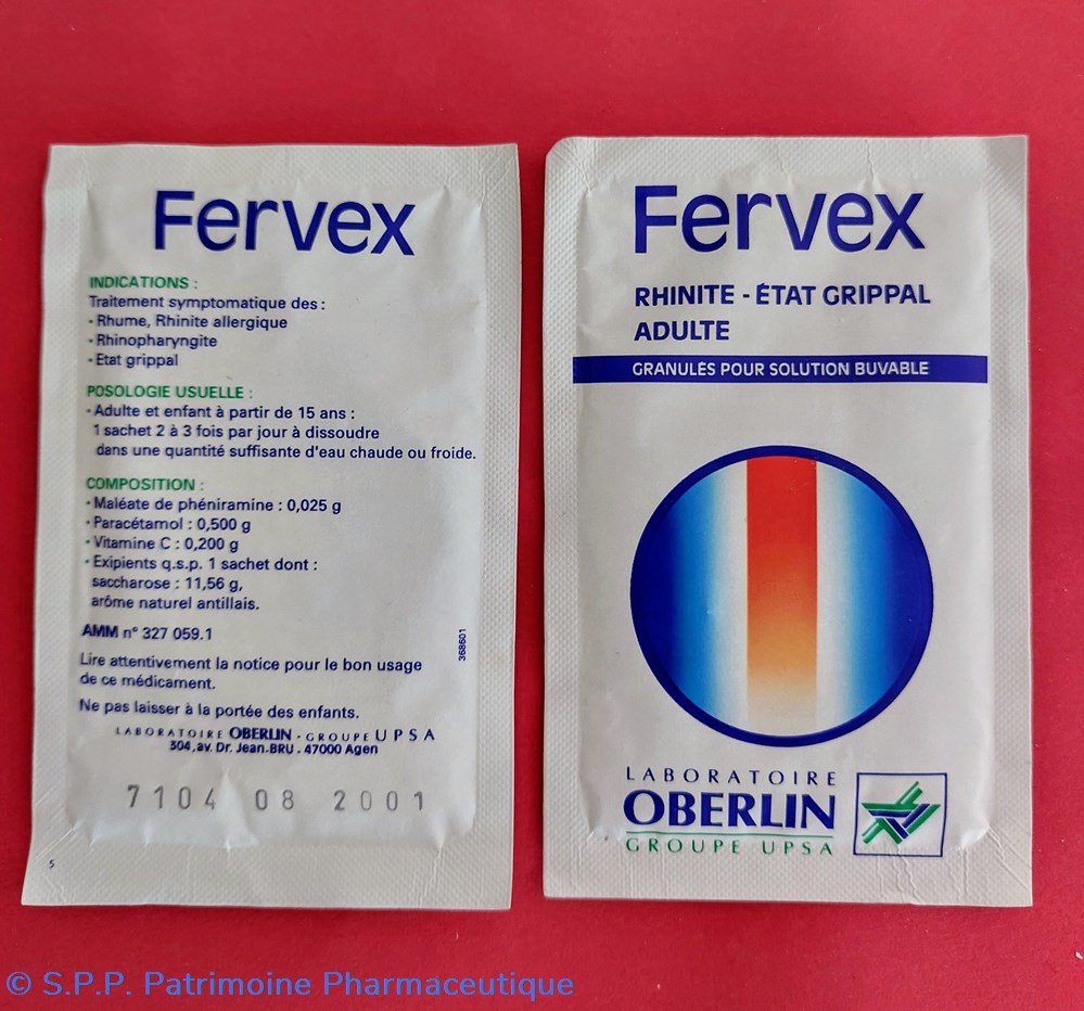science pharmacie fervex laboratoires oberlin upsa