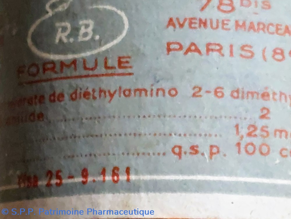 XYLOCAÏNE ADRÉNALINÉE à 2% R. Bellon 3 science pharmacie xylocaine adrenalinee a 2 r bellon