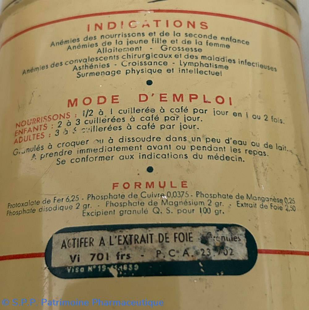 science pharmacie actifer a l extrait de foie
