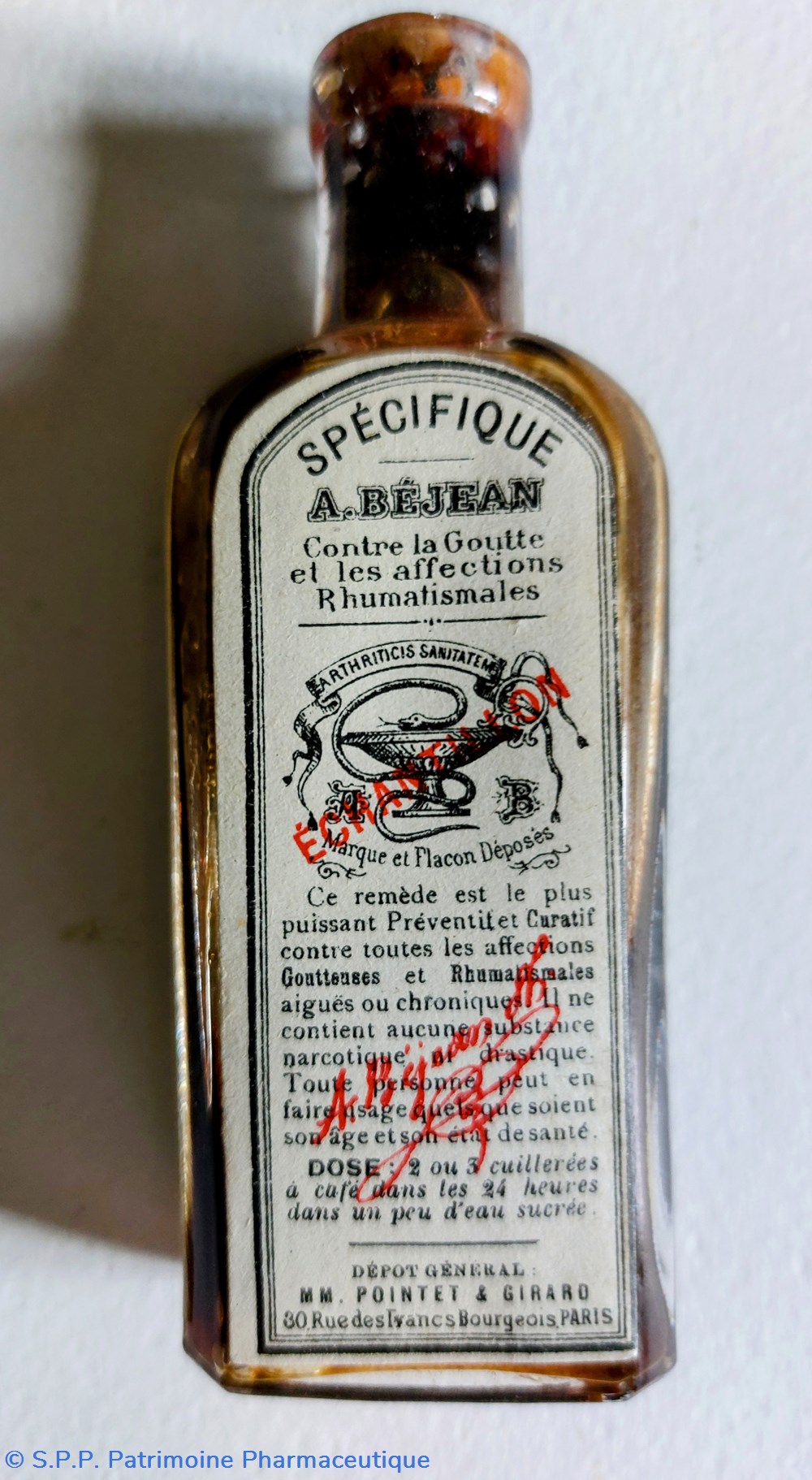 SPÉCIFIQUE À. BEJEAN (Liquide) science specifique a bejean liquide