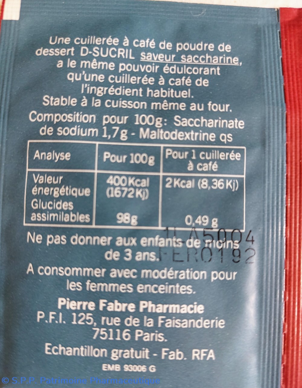 D - SUCRIL ( Poudre de dessert ) Edulcorant de table 4 science d sucril poudre de dessert edulcorant de table