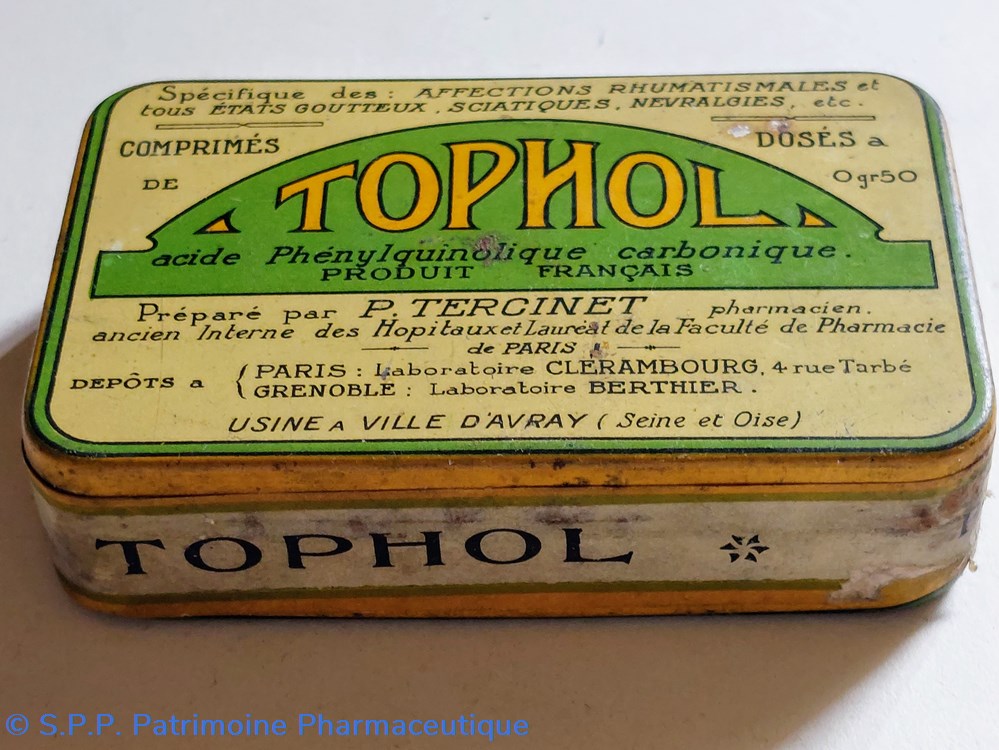 TOPHOL Comprimés P. TERCINET 4 science pharmacie tophol comprimes p tercinet