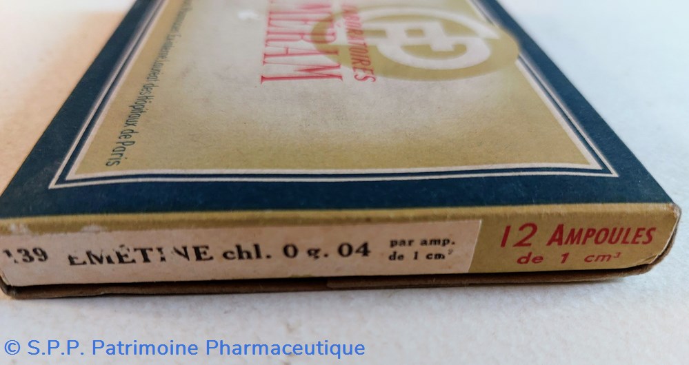 EMETINE Chl 0.04 par ampoule de 1 cm3 4 science pharmacie emetine chl 0 04 par ampoule de 1 cm3