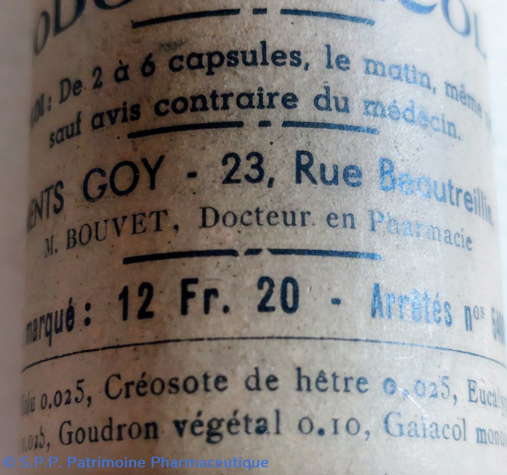 CAPSULES SERLA BALSAMIQUES Ets Goy 5 science pharmacie capsules serla balsamiques ets goy