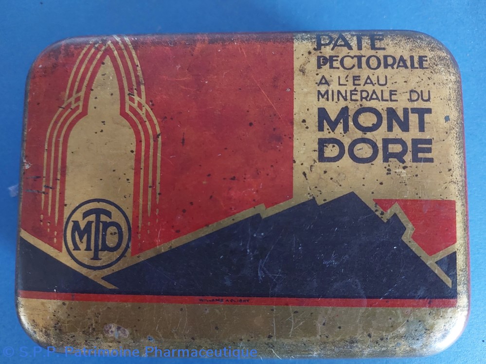 Pâte pectorale MONT DORE science pharmacie pate pectorale mont dore