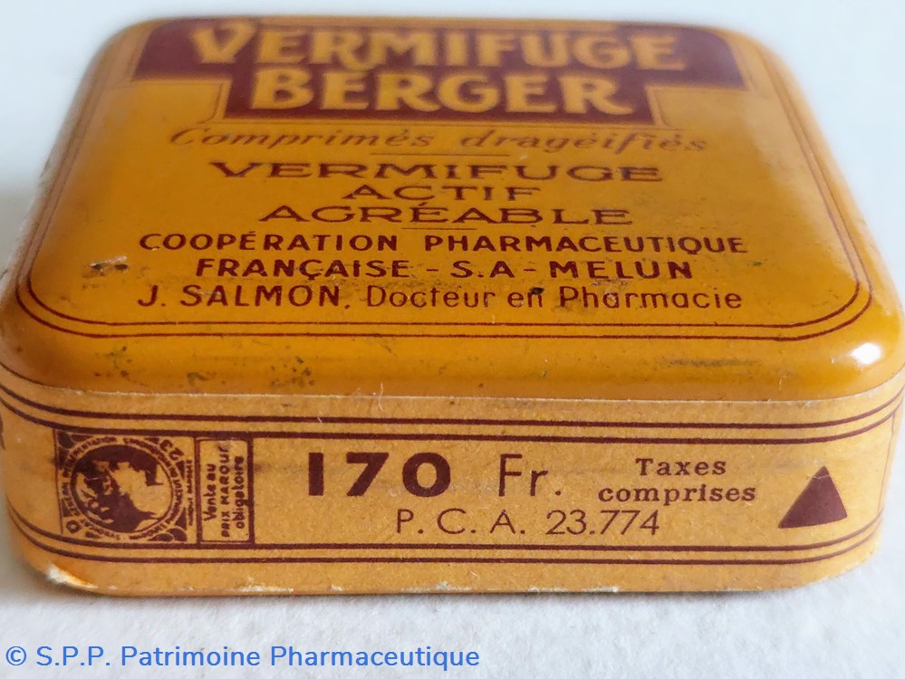 VERMIFUGE BERGER ( Comprimés) 5 science vermifuge berger comprimes