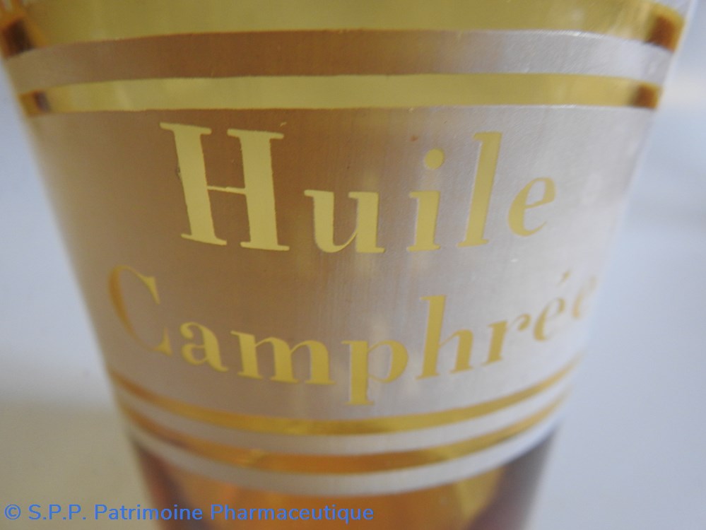 Huile camphrée 2 science pharmacie huile camphree
