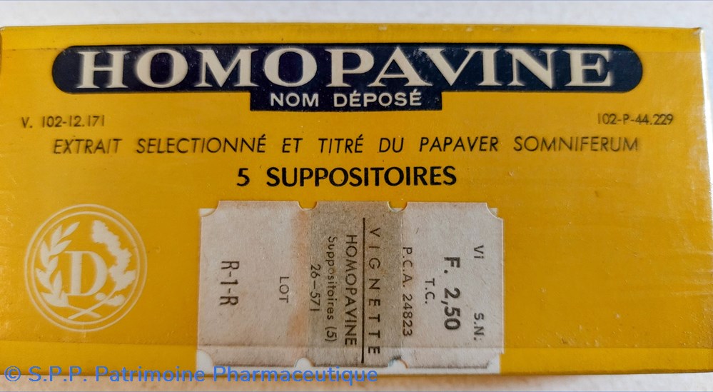 HOMOPAVINE ( 5 suppositoires) 3 science pharmacie homopavine 5 suppositoires