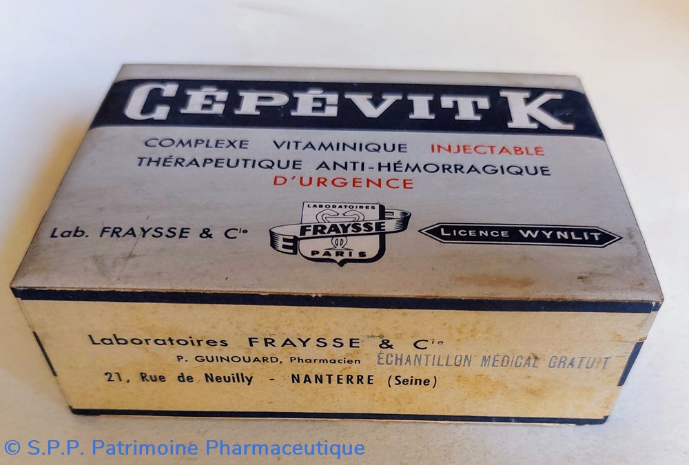 GÉPÉVIT K / flacon poudre lyophilisée Fraysse 7 science pharmacie gepevit k flacon poudre lyophilisee fraysse