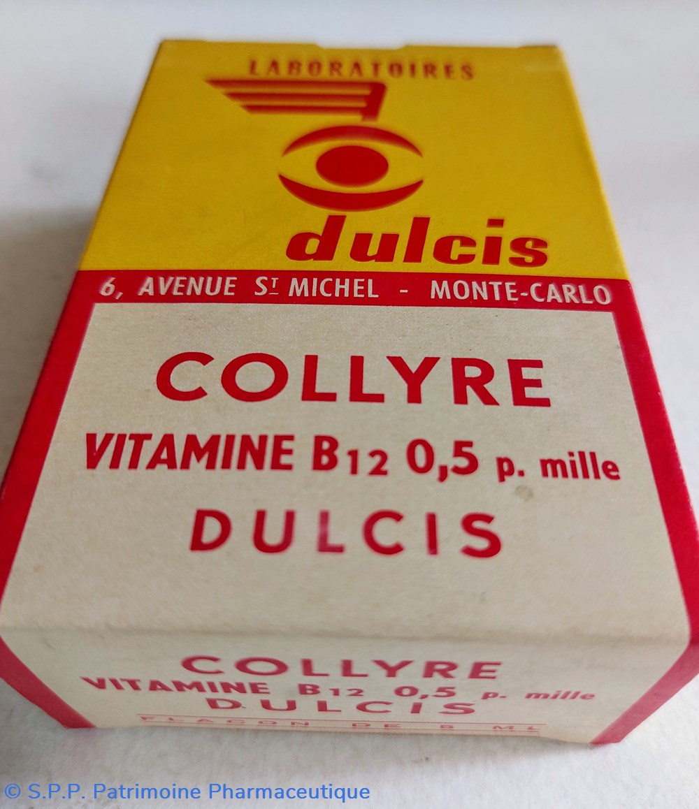 COLLYRE VITAMINE B12- 0.5 P. mille -DULCIS science pharmacie collyre vitamine b12 0 5 p mille dulcis