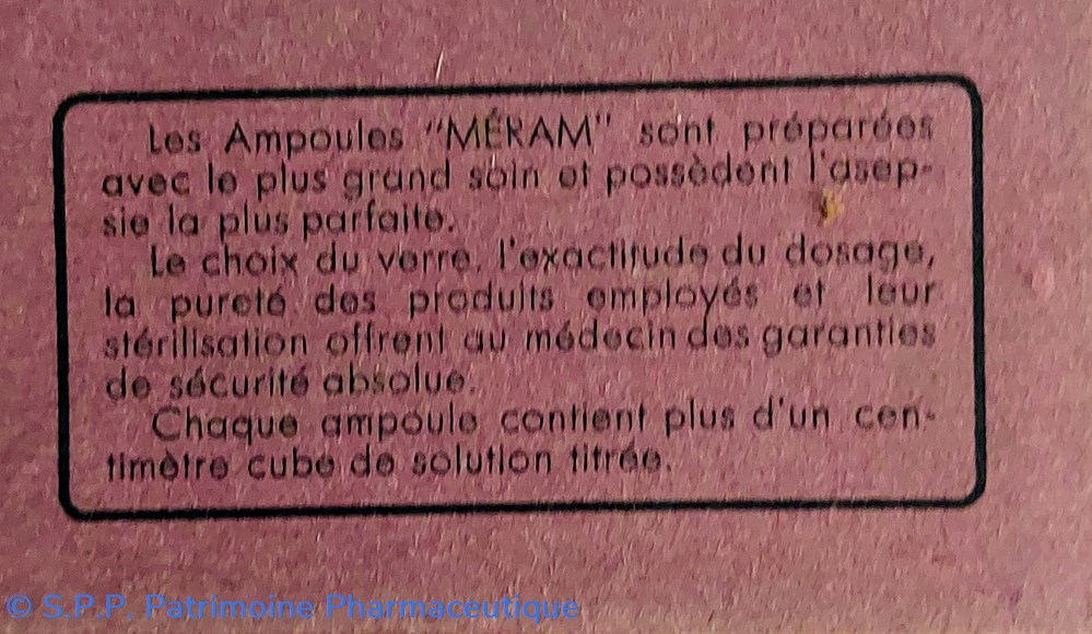 DIGITALINE ( Crist) Ampoules 1 cmc MERAM 4 science pharmacie digitaline crist ampoules 1 cmc meram
