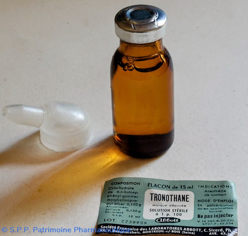 science pharmacie tronothane flacon 15 ml abbott