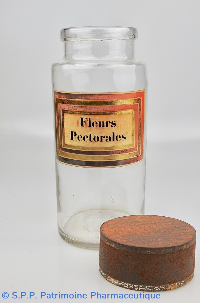Flacon en verre Herboristerie très grand modèle Pharmacie RAVASSE 3 science flacon en verre herboristerie tres grand modele pharmacie ravasse