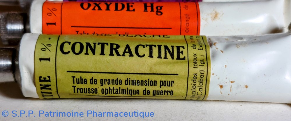 Trousse Ophtalmique de Guerre/Tubes Blache 4 science pharmacie trousse ophtalmique de guerre tubes blache